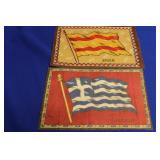 Lot of 2 Vintage Tobacco Flags