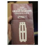 1986 Mercury Grand Marquis Owner Guide