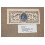 Gwalior State 8 Annas Stamp Note