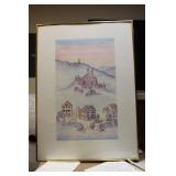 Signed, Framed Lithograph