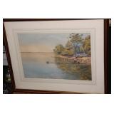 'Georgian Lake Ontario' Watercolor