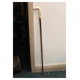 A Carved Handle Cane