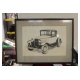 Edwardson Drawing/Print of an Automobile
