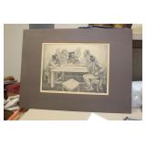 Signed Saul Raskin Etching