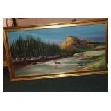 A Signed Oil on Canvas