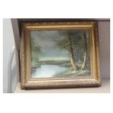 Vintage Signed Oil on Canvas Painting