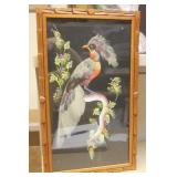 Mexico real feather painting