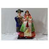 Japanese Handpainted Silk Dolls