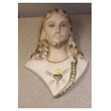Chalk Wall Hanger of Jesus