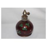 A Japanese Cloisonne Atomizer Parfume Bottle