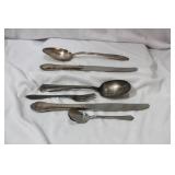 Lot of 6 Silverplated Utensils