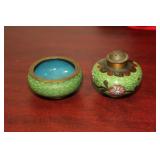 An Antique Chinese Cloisonne Salt and Pepper Shake