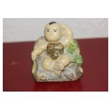 Chinese Resin Sitting Boy