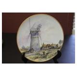 Collector's Plate - Romantic Windmills