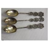 Chinese Export Sterling Silver Teaspoon