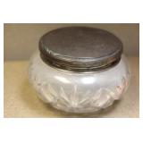 Sterling Lid Powder Jar