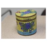 Chinese Cloisonne Round Box