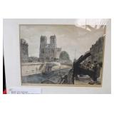 A William Alphonse Lambrecht Handcolored Etching