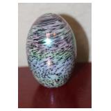 Iridescent Art Glass Paperweight