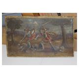 An Antique Painting on Wood Panel