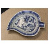 Chinese Canton Leaf Tray