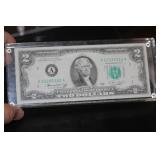 1976 Uncirculated $2.00 Note Paperweight