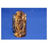 Tiger Eye Small Elephant Statue