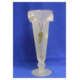 A Zwiesel Frost Glass Beaker Vase