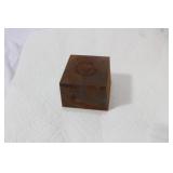 A Heavy Cast Iron Stamp or Weight