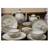 A Set of Kutani Eggshell Teaset