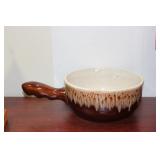 A Signed Vintage Pottery Pan