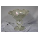 A Luster Glass Compote