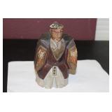 A Vintage Polychrome Wooden Figurine