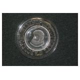 Clays Crystal Work Glass Plate