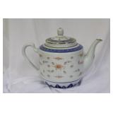 A Rice Pattern Chinese Teapot