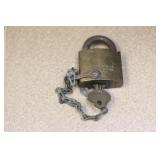 Old Eagle Lock with Key