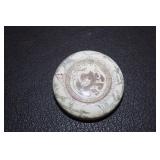 Antique Japanese Small Carved Bone Round Box