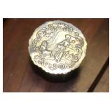 A Miniature Sterling Repousse Table