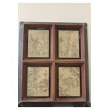 Lot of 4 Antique Chinese Prints