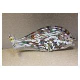 Signed glass fish