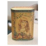 Home Made Ginger Wafers Tin Can