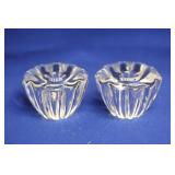 Pair of Signed Candle Holders