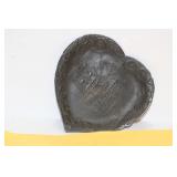 A Souvenir Heart Shaped Plate