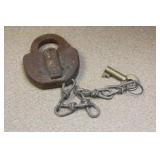 Old Adlake Lock with Key