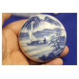 Chinese Blue and White Paste Box
