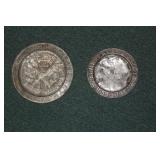 Lot of 2 Child's Copper Plates