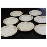 Lot of 8 Bavarian Bread Plates