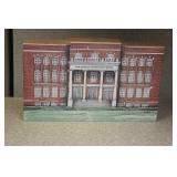 Just Around the Block Woodcut