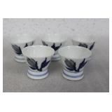 Lot of 5 Saki Cups