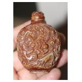 Chinese Resin Dragon Snuff Bottle